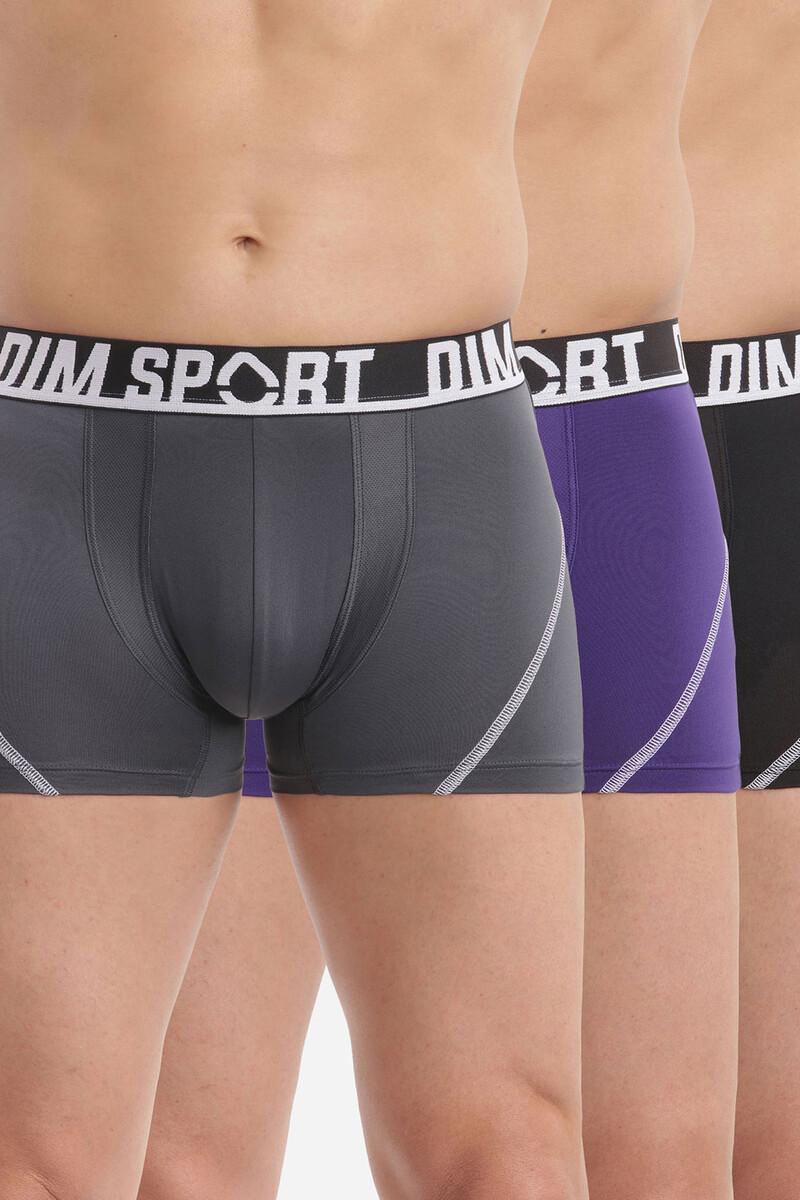 women'secret Pack de 3 boxers de deporte de microfibra con malla transpirable DIM
