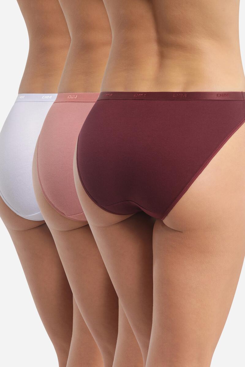 Women'secret Pack De 3 Bragas De Algodón Elástico En Varios Colores