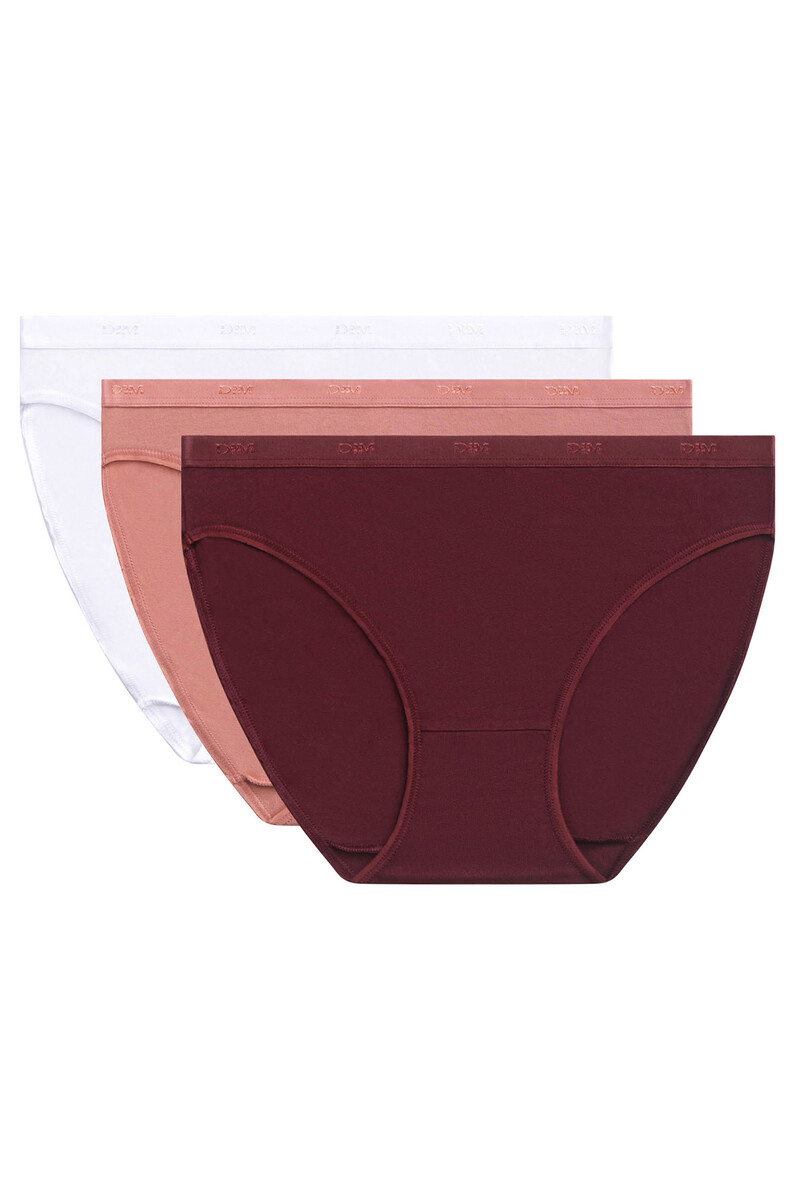 Women'secret Pack De 3 Bragas De Algodón Elástico En Varios Colores