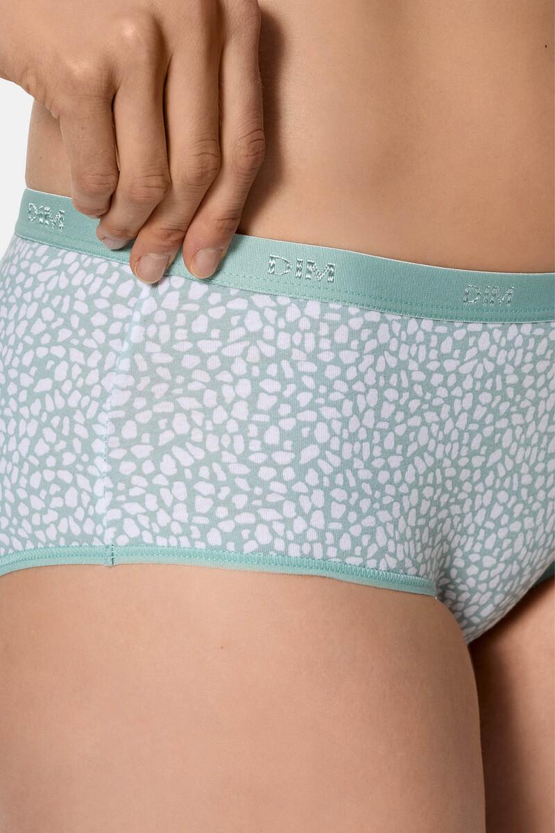 Women'secret Pack De 3 Bragas Tipo Culottes De Algodón Elástico Estampado Flores