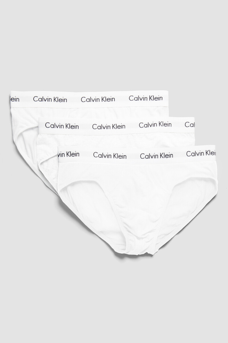 Women'secret Pack De 3 Slips De Algodón Con Cinturilla De Calvin Klein