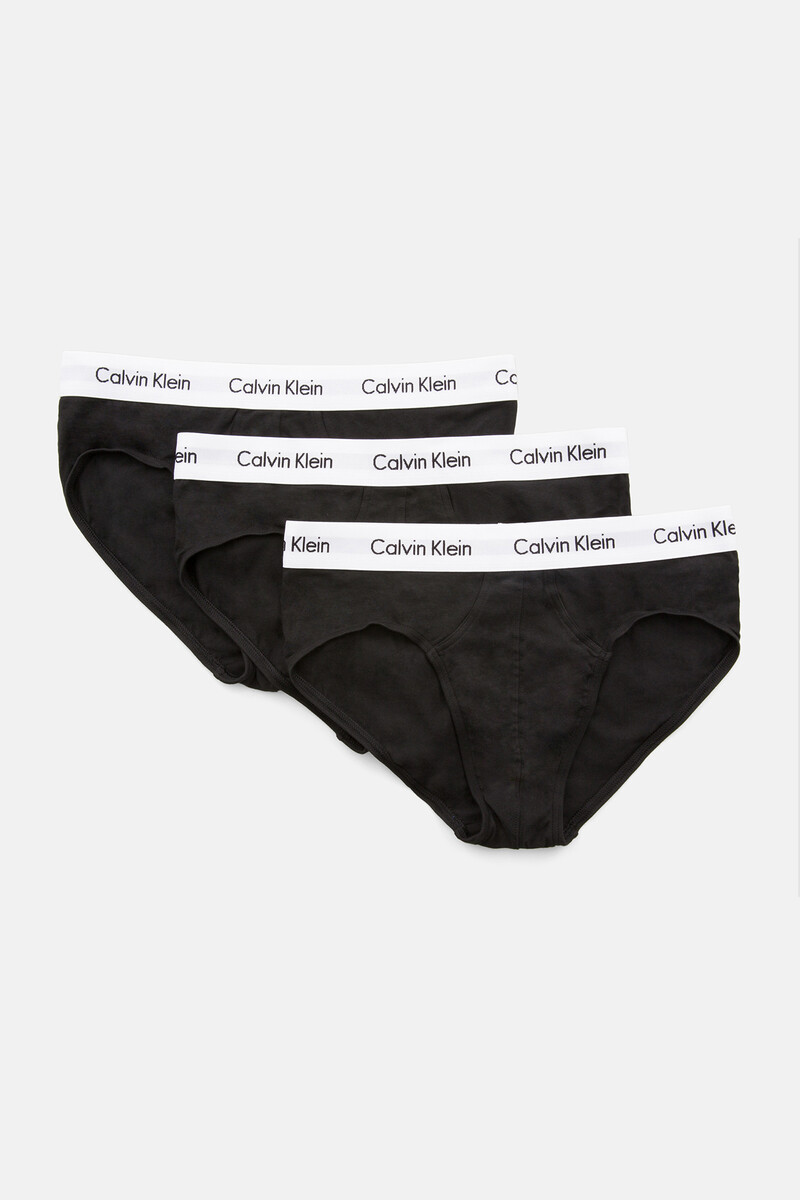 Women'secret Pack De 3 Slips De Algodón Con Cinturilla De Calvin Klein