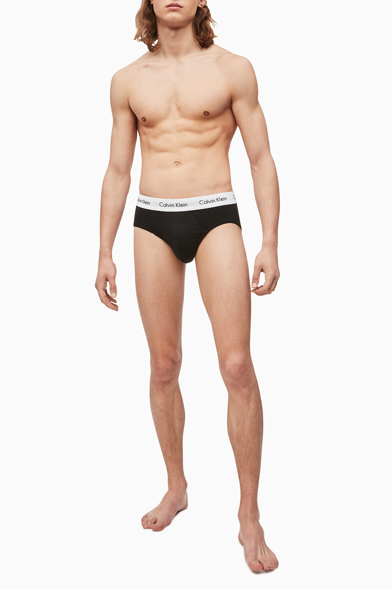 Women'secret Pack De 3 Slips De Algodón Con Cinturilla De Calvin Klein