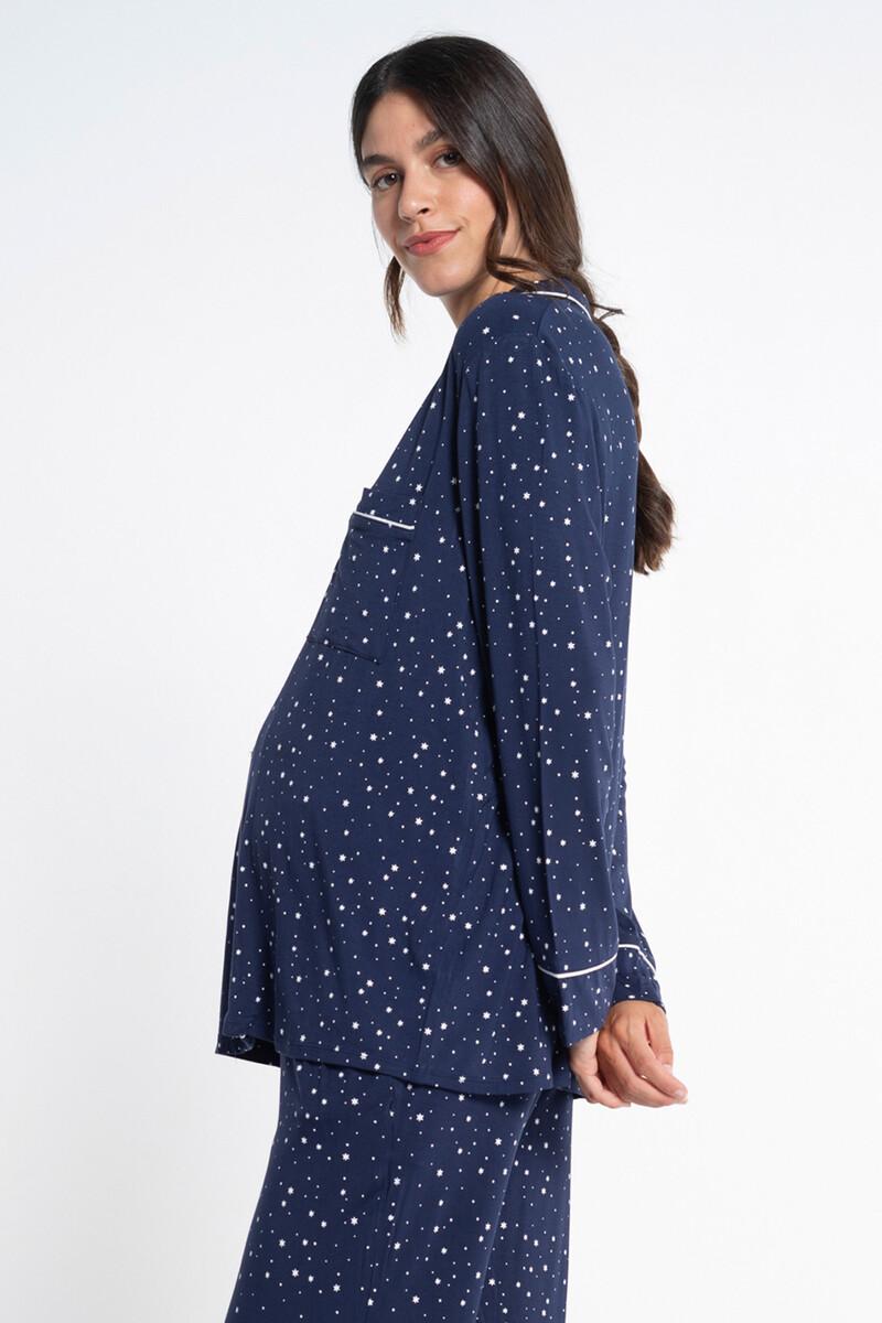 Women'secret Pack Pijama Formal Con Print Estrellas