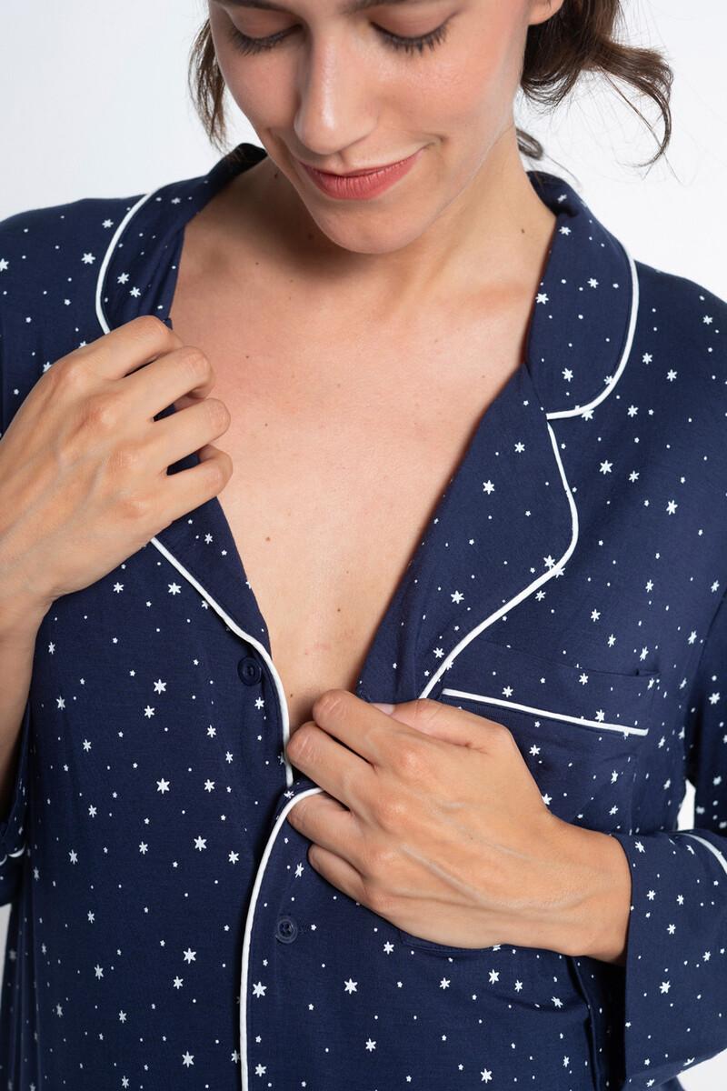 Women'secret Pack Pijama Formal Con Print Estrellas
