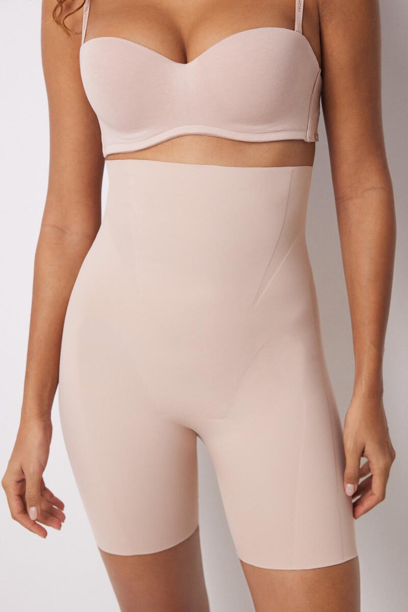 Women'secret Pantalón Ciclista Reductor Y Push Up Nude