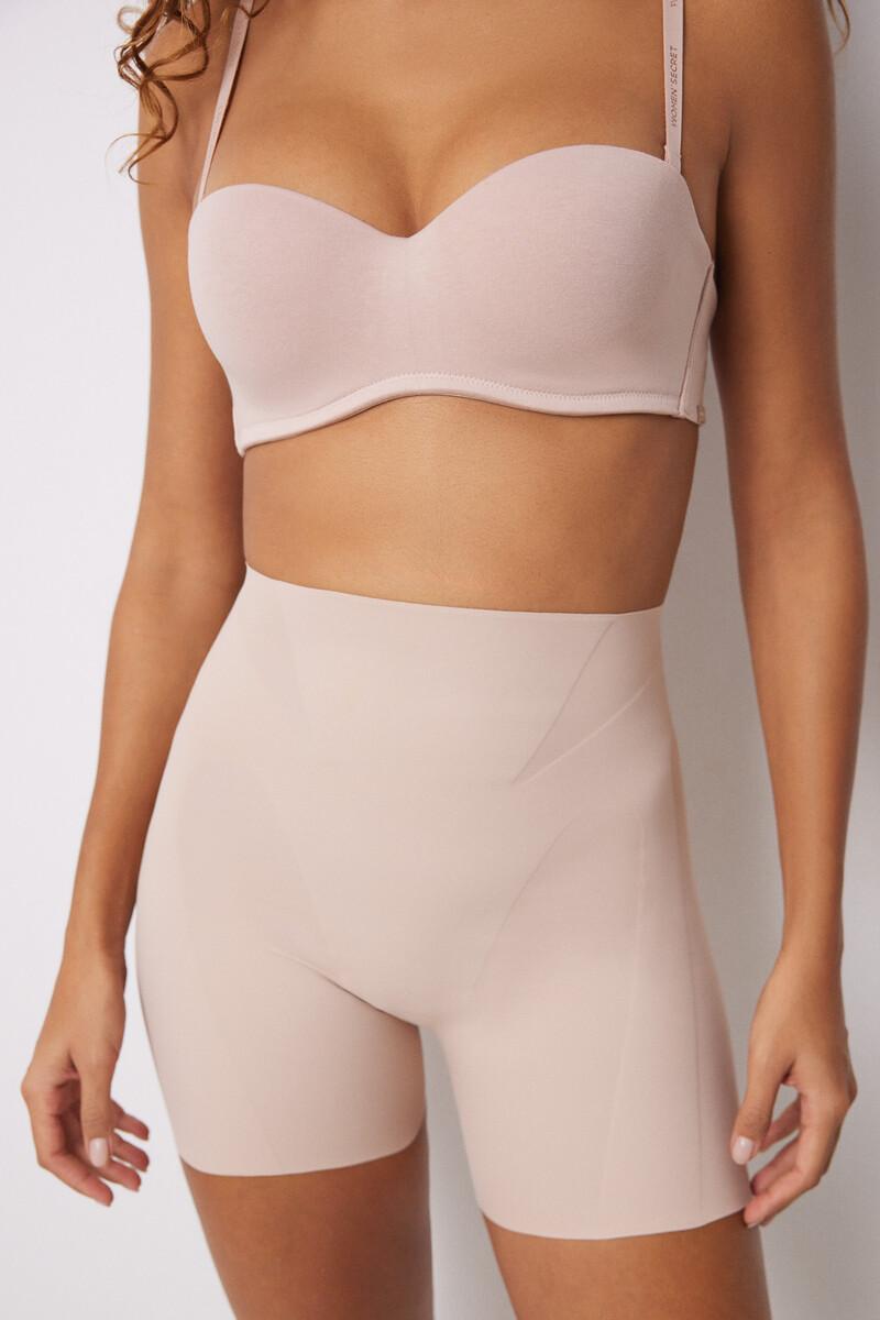 Women'secret Pantalón Corto Reductor Y Push Up Nude