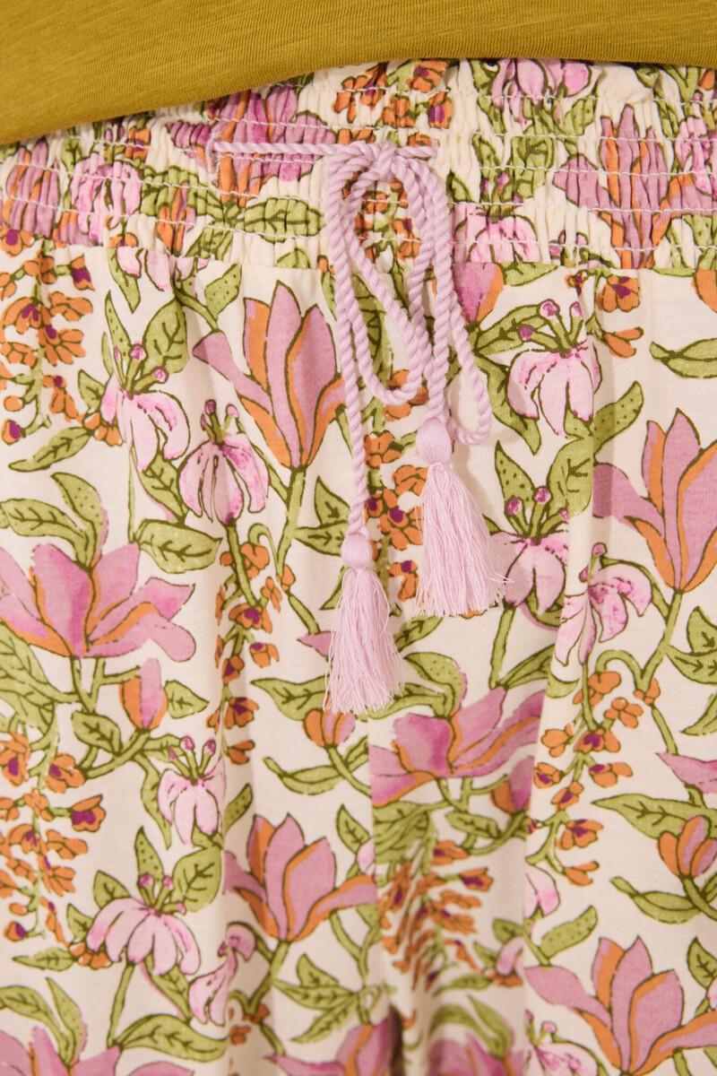 Women'secret Pantalón Largo Lounge 100% Algodón Flores