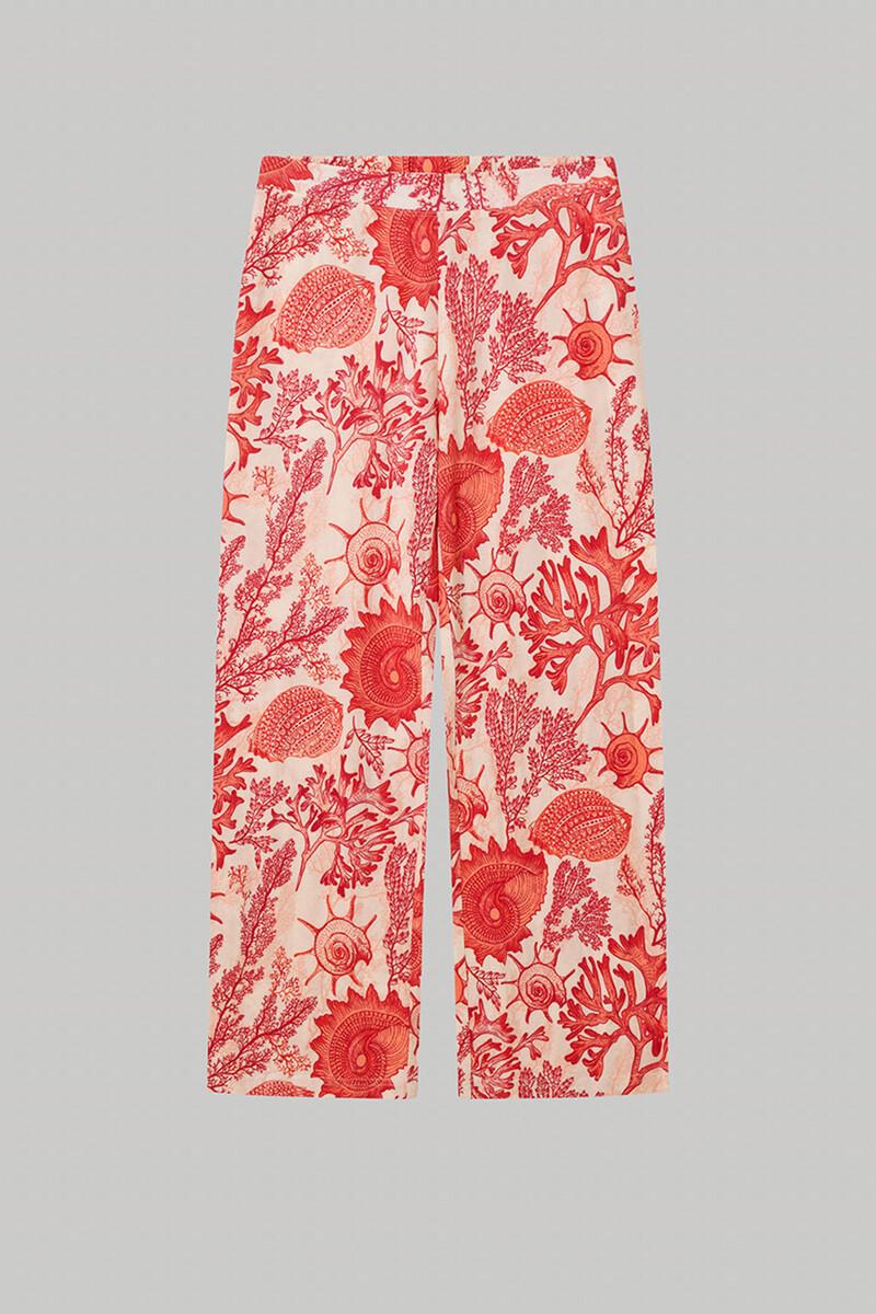 Women'secret Pantalón Largo Pijama Estampado Corales
