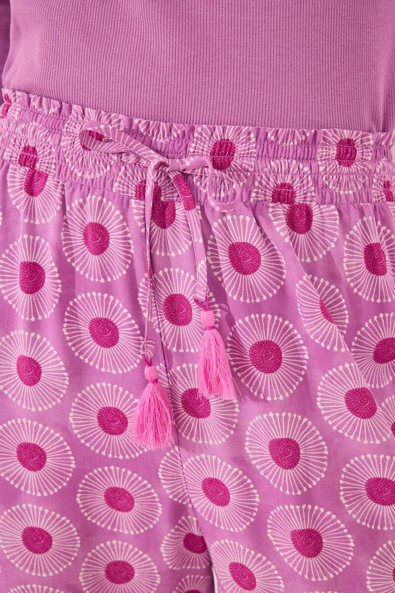 Women'secret Pantalón Largo Viscosa Estampado Geométrico