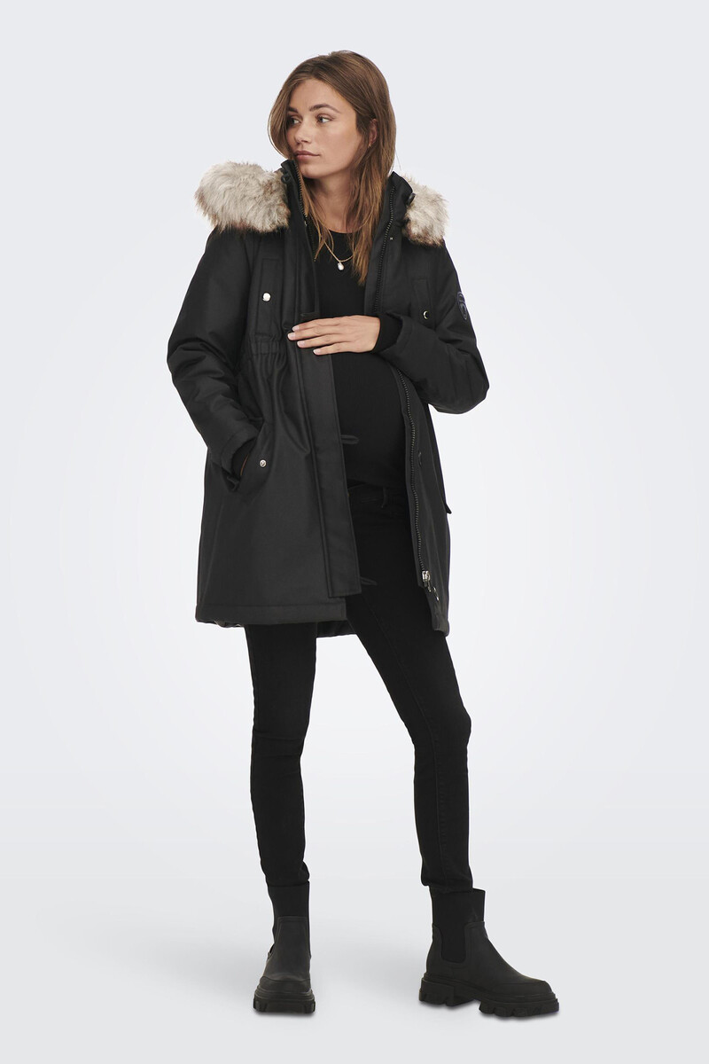 women'secret Parka premamá con capucha detalle pelo