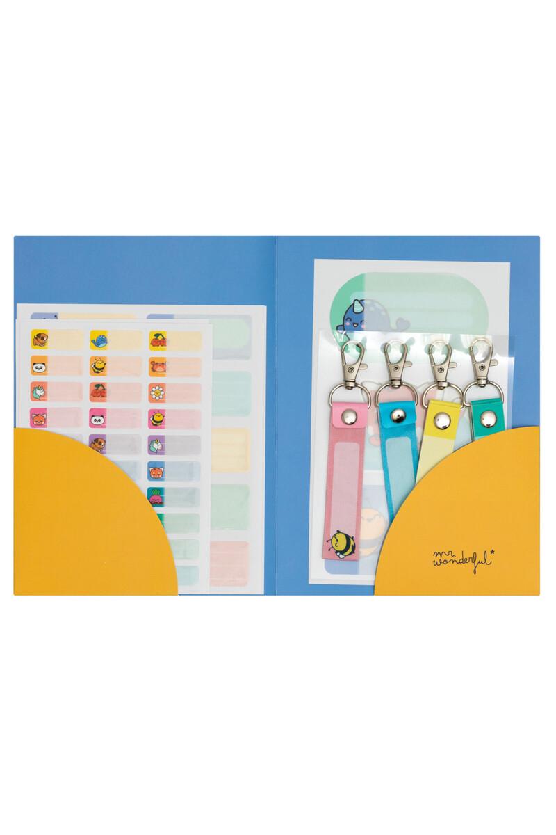 Women'secret Pegatinas Y Lanyard Para Personalizar El Material Escolar