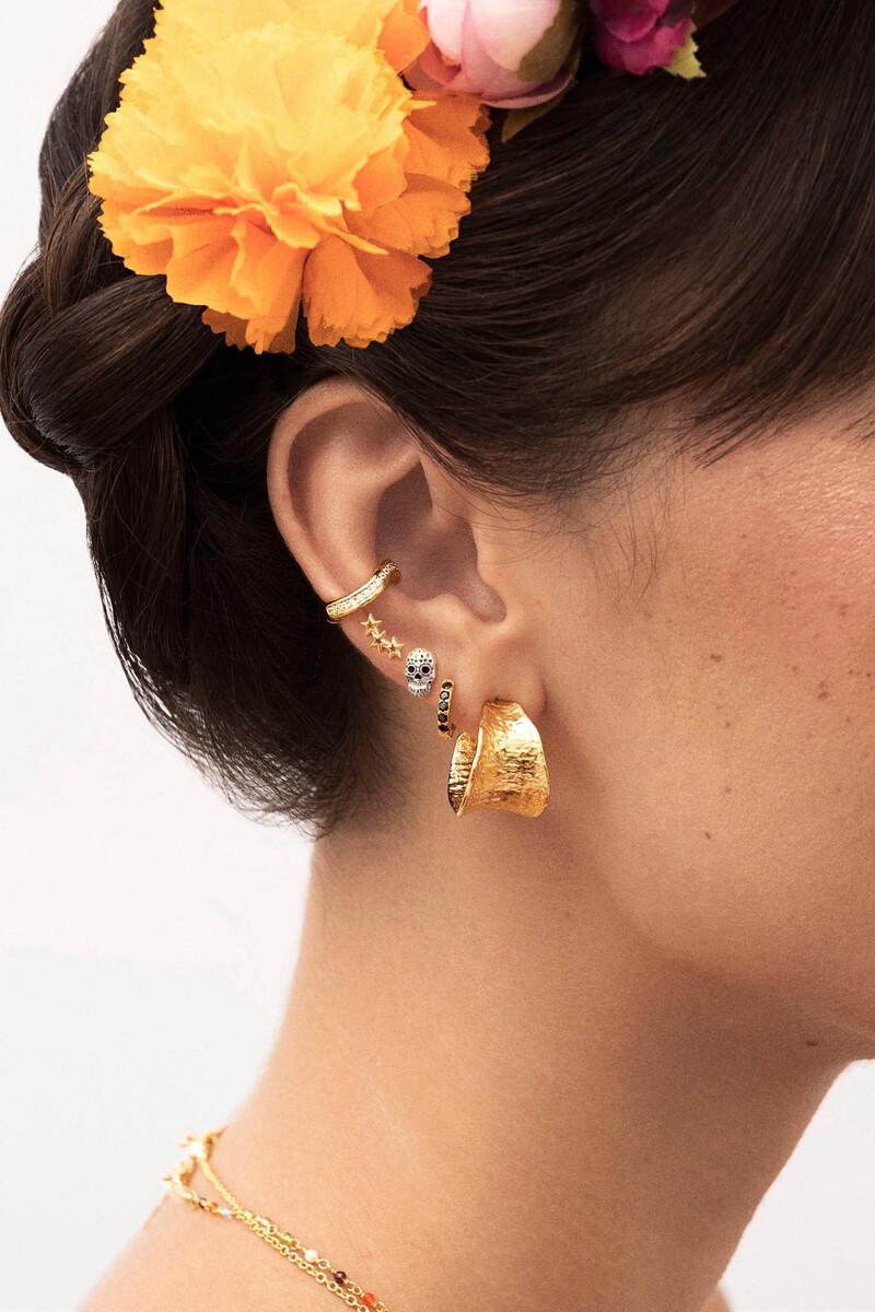 Women'secret Pendiente Suelto Ear Cuff Hailey Baño Oro