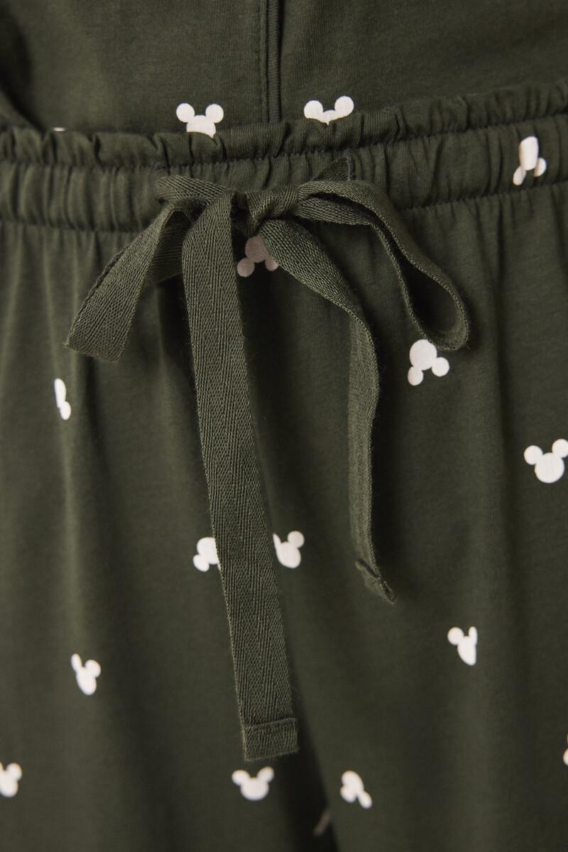 Women'secret Pijama Camisero Algodón Logo Mickey Mouse