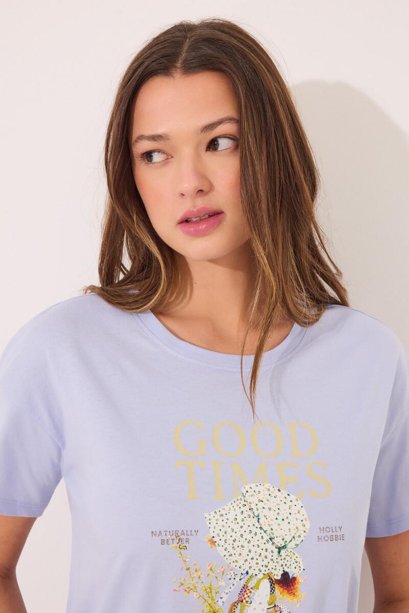 Women'secret Pijama Capri 100% Algodón Print "Holly Hobbie"