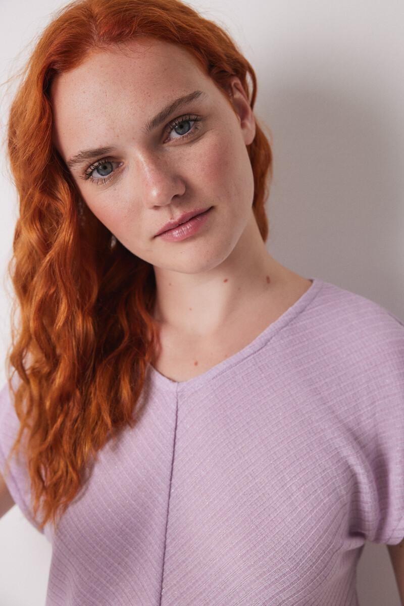 Women'secret Pijama Capri Estampado Geométrico Lila