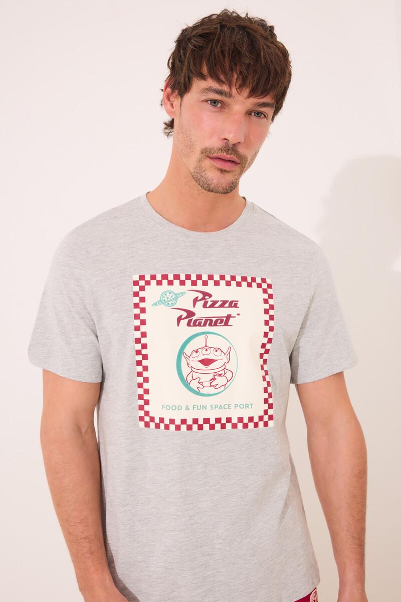 Women'secret Pijama Corto Hombre 100% Algodón Pizza Planet