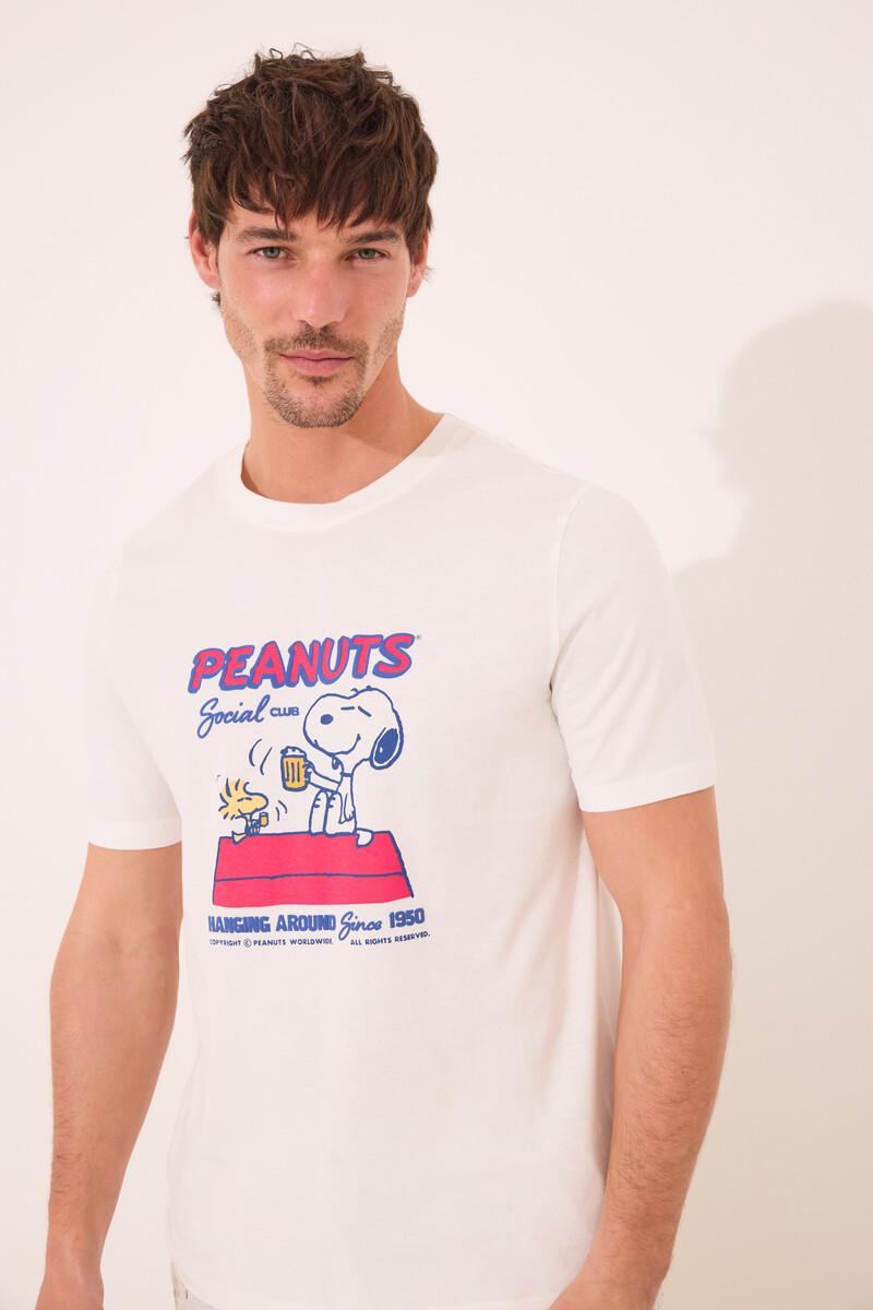 Women'secret Pijama Corto Hombre 100% Algodón Snoopy