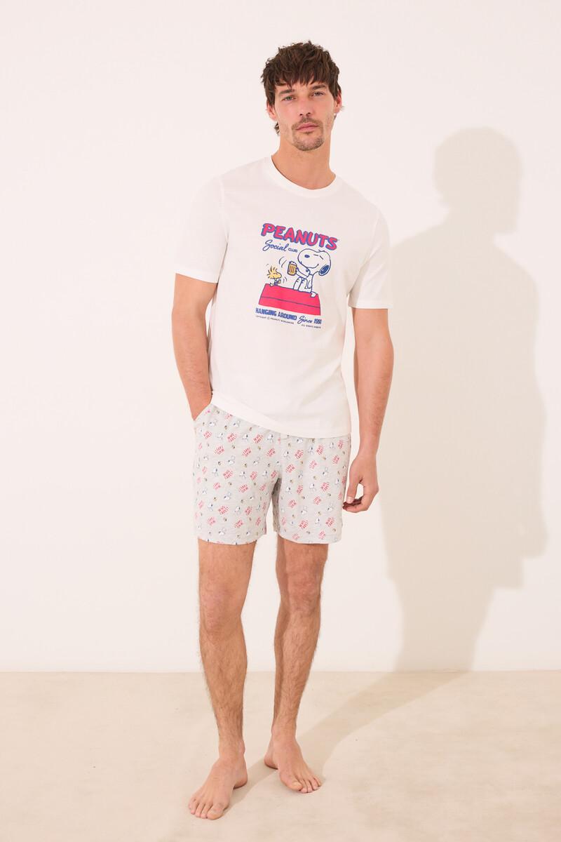 women'secret Pijama corto hombre 100% algodón Snoopy