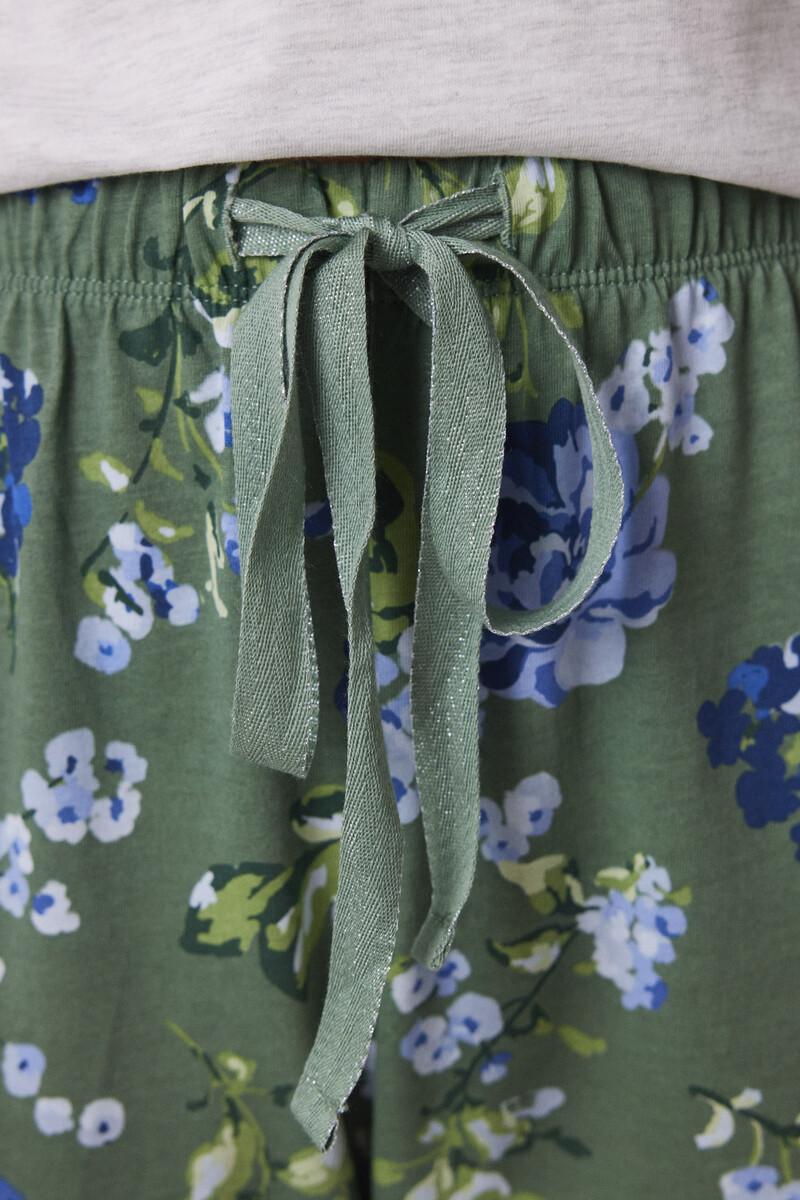 Women'secret Pijama Largo 100% Algodón Estampado Flores