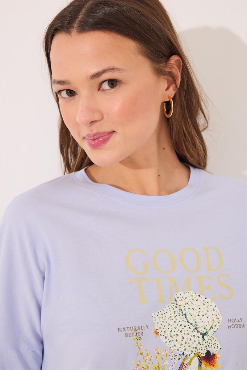 Women'secret Pijama Largo 100% Algodón Print "Holly Hobbie"