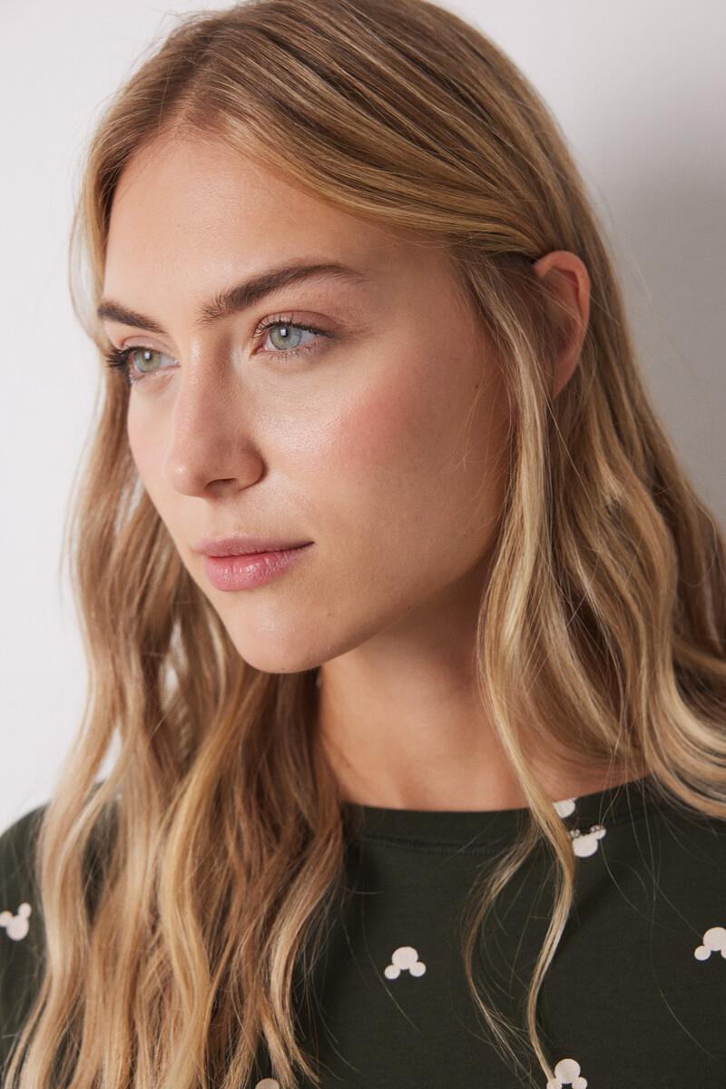 Women'secret Pijama Largo Algodón Logo Mickey Mouse