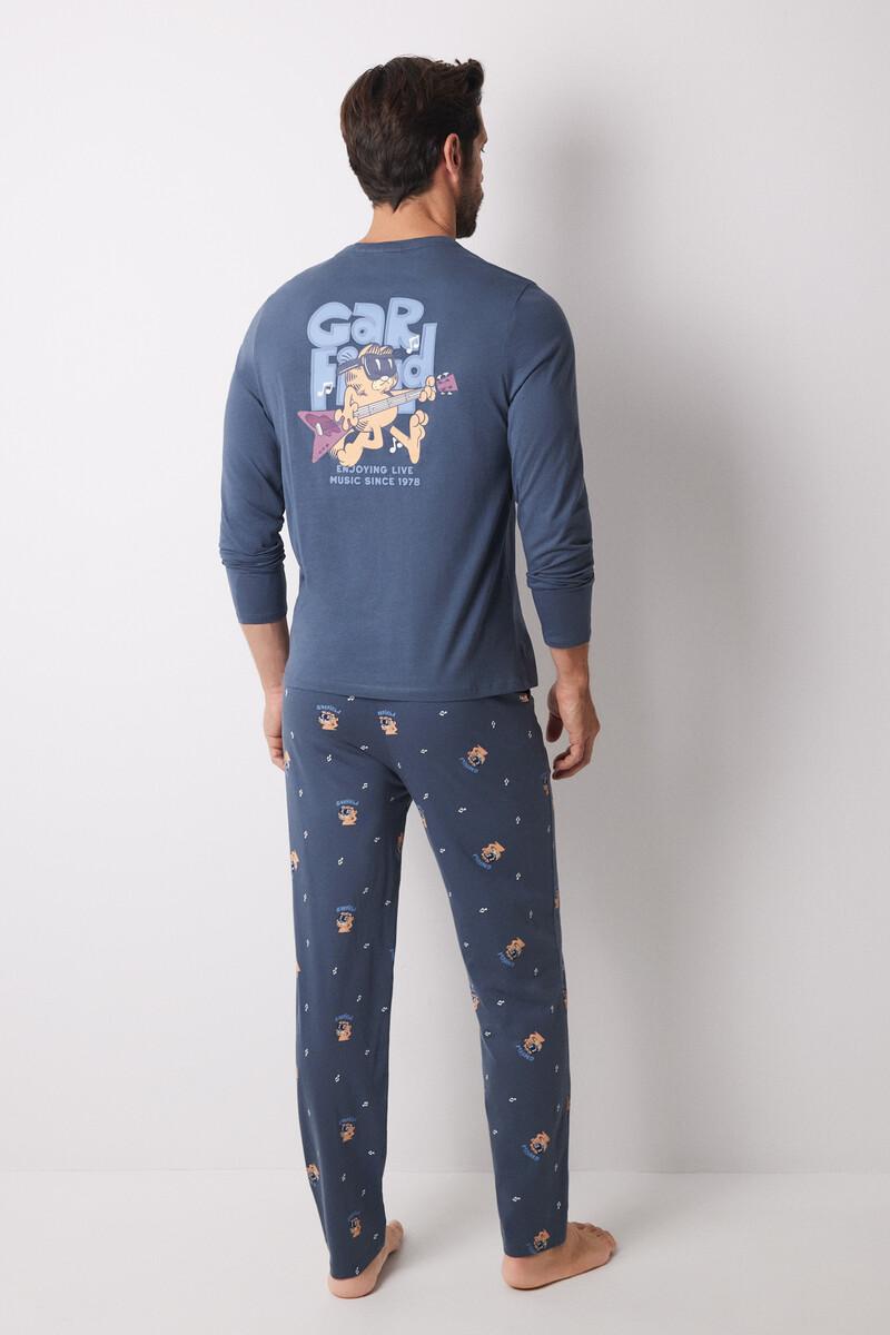 Women'secret Pijama Largo Hombre 100% Algodón Garfield