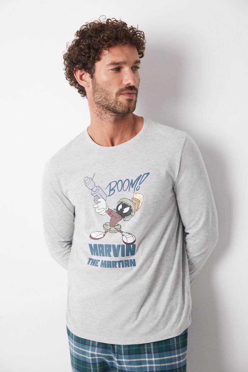 Women'secret Pijama Largo Hombre 100% Algodón "Marvin"