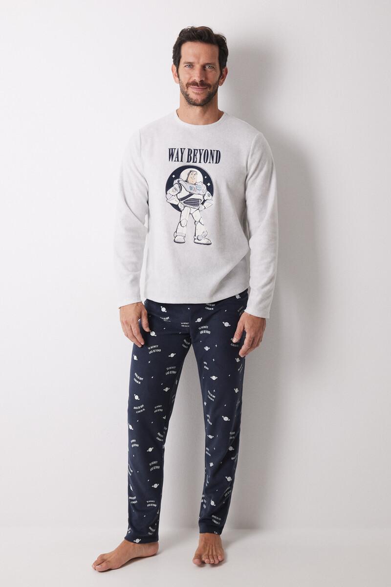 Women'secret Pijama Largo Hombre Polar "Buzz Lightyear"