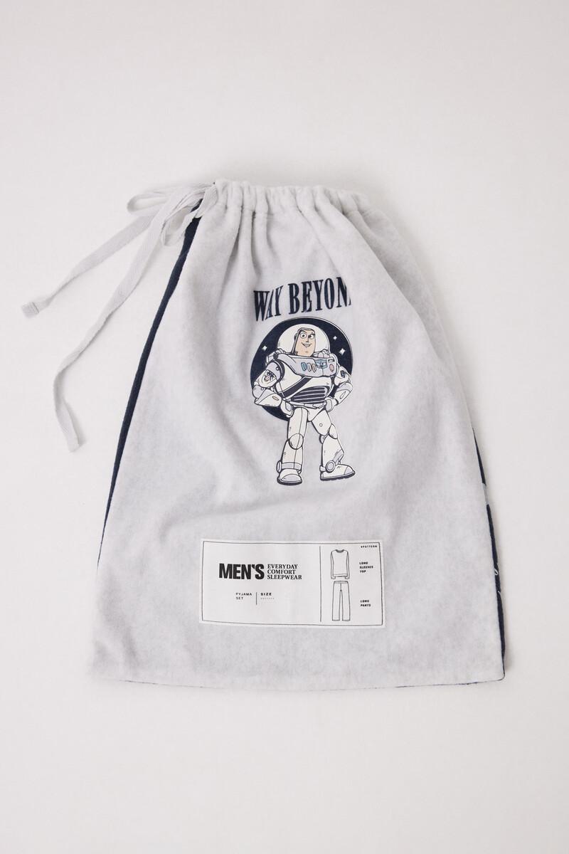 Women'secret Pijama Largo Hombre Polar "Buzz Lightyear"