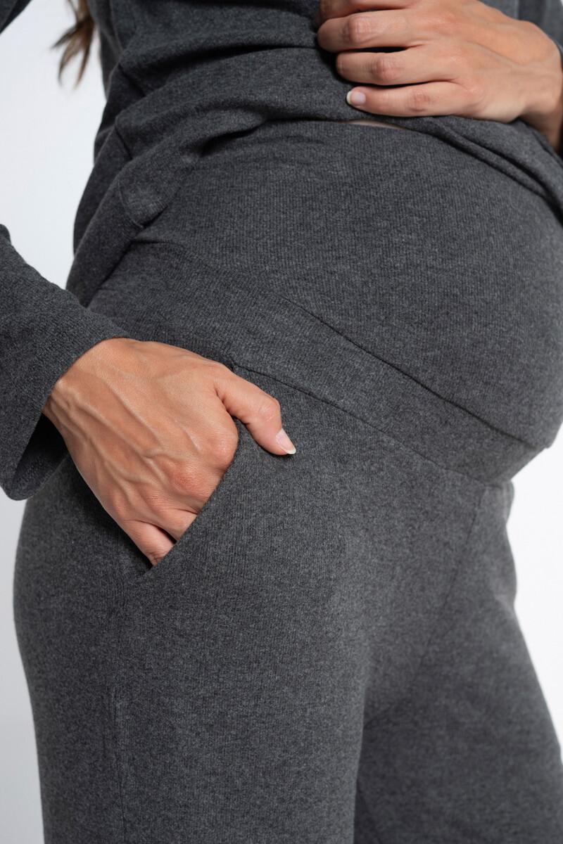 Women'secret Pijama Largo Premamá De Canalé Con Capucha