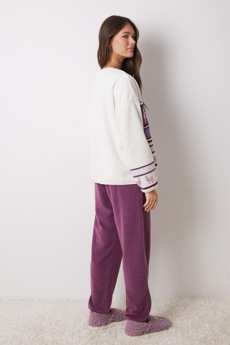 Women'secret Pijama Largo Terciopelo Relieve Mafalda