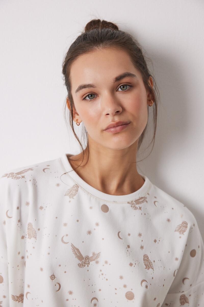 Women'secret Pijama Terciopelo Elástico Harry Potter