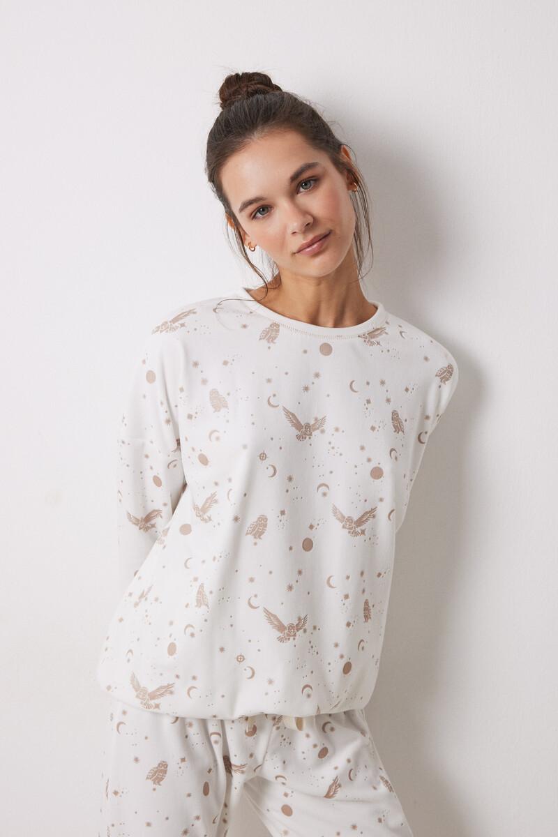 Women'secret Pijama Terciopelo Elástico Harry Potter