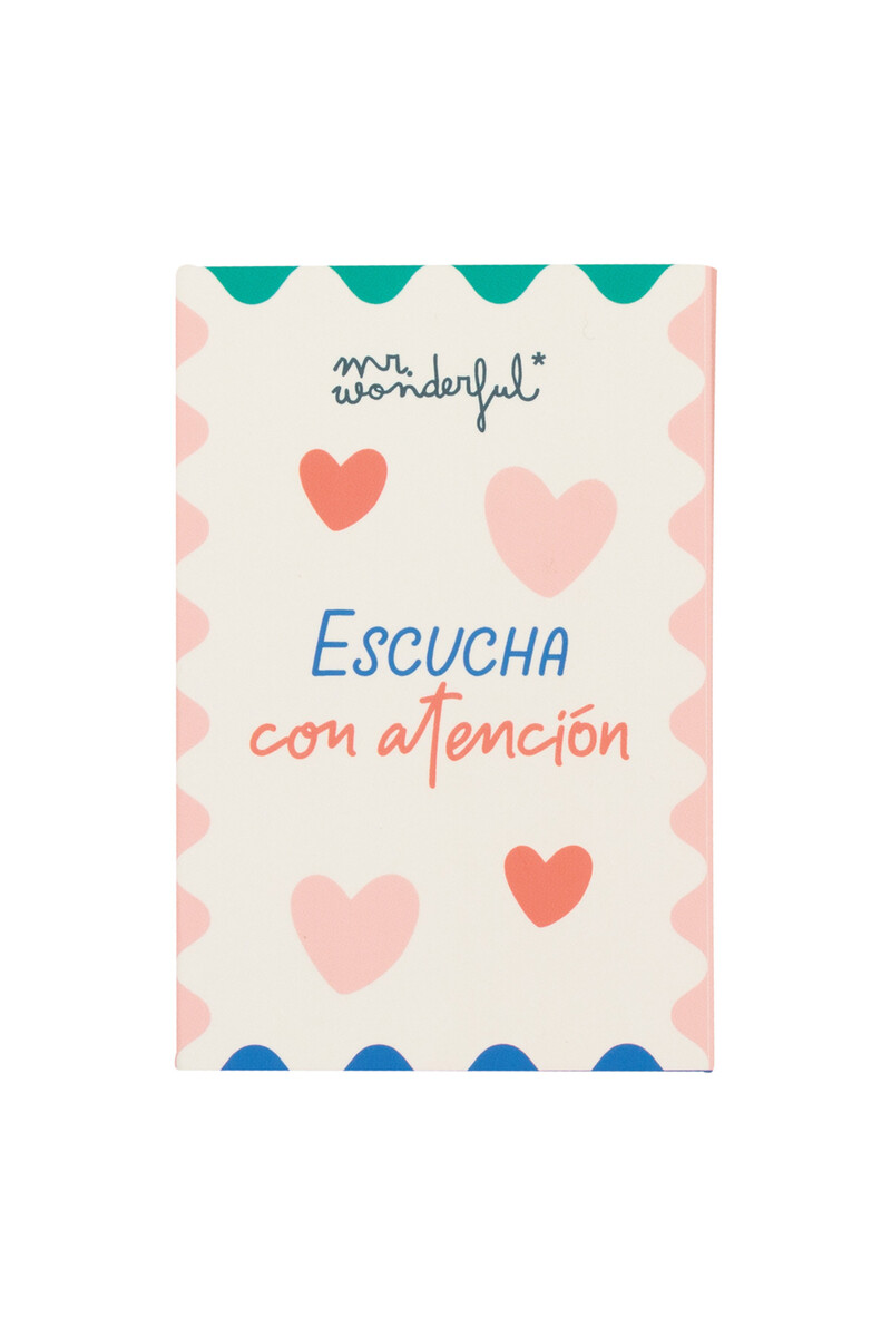 women'secret Postal con grabador de mensaje audio - Escucha con atención lo que te dice mi corazón