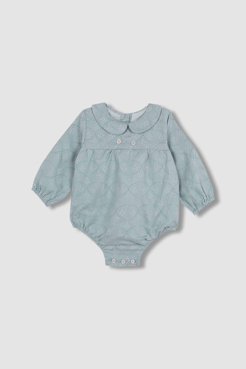 Women'secret Ranita Estampada Manga Larga Azul Claro