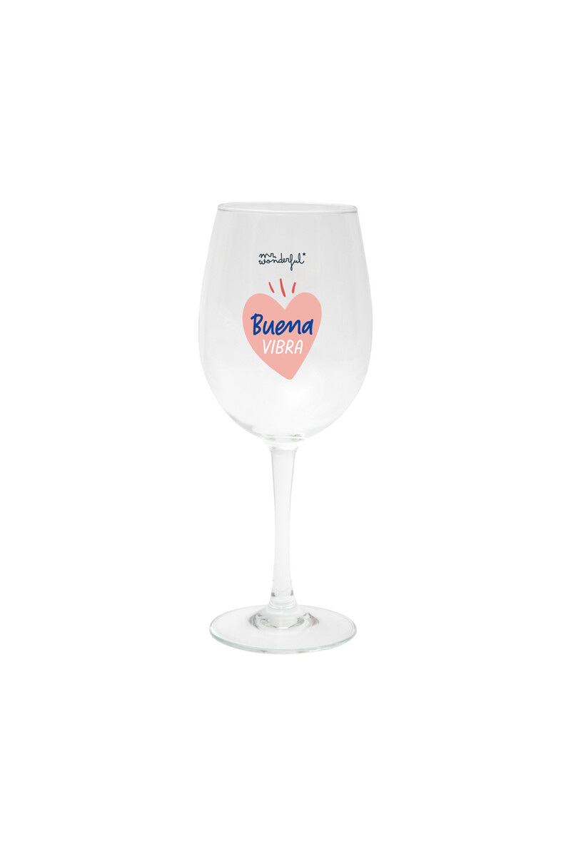 Women'secret Set De 2 Copas De Vino - Buena Vibra Y Mejor Vino