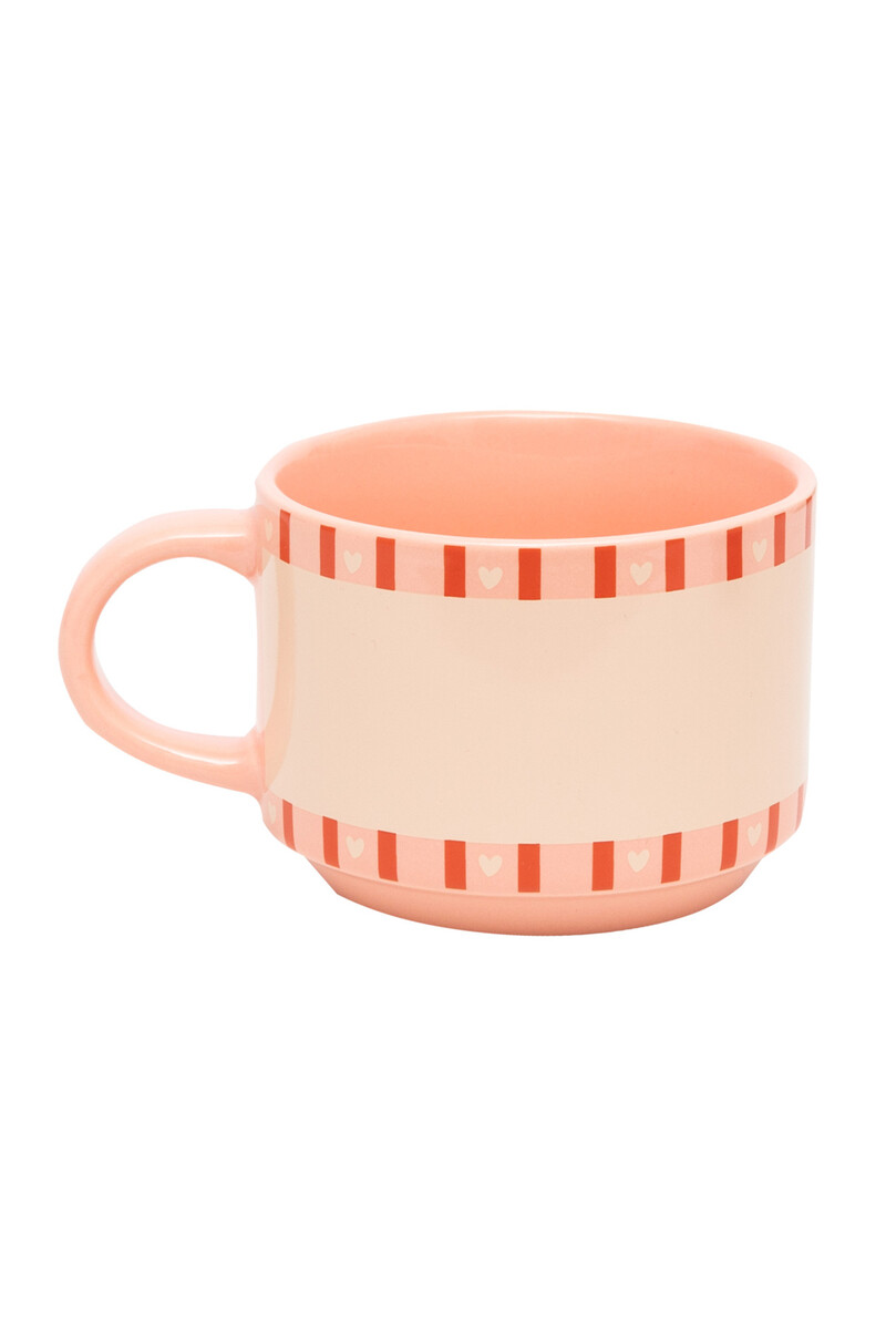 Women'secret Set De 2 Tazas Apilables - Te Tengo Más Ganas Que Al Café De Las Mañanas