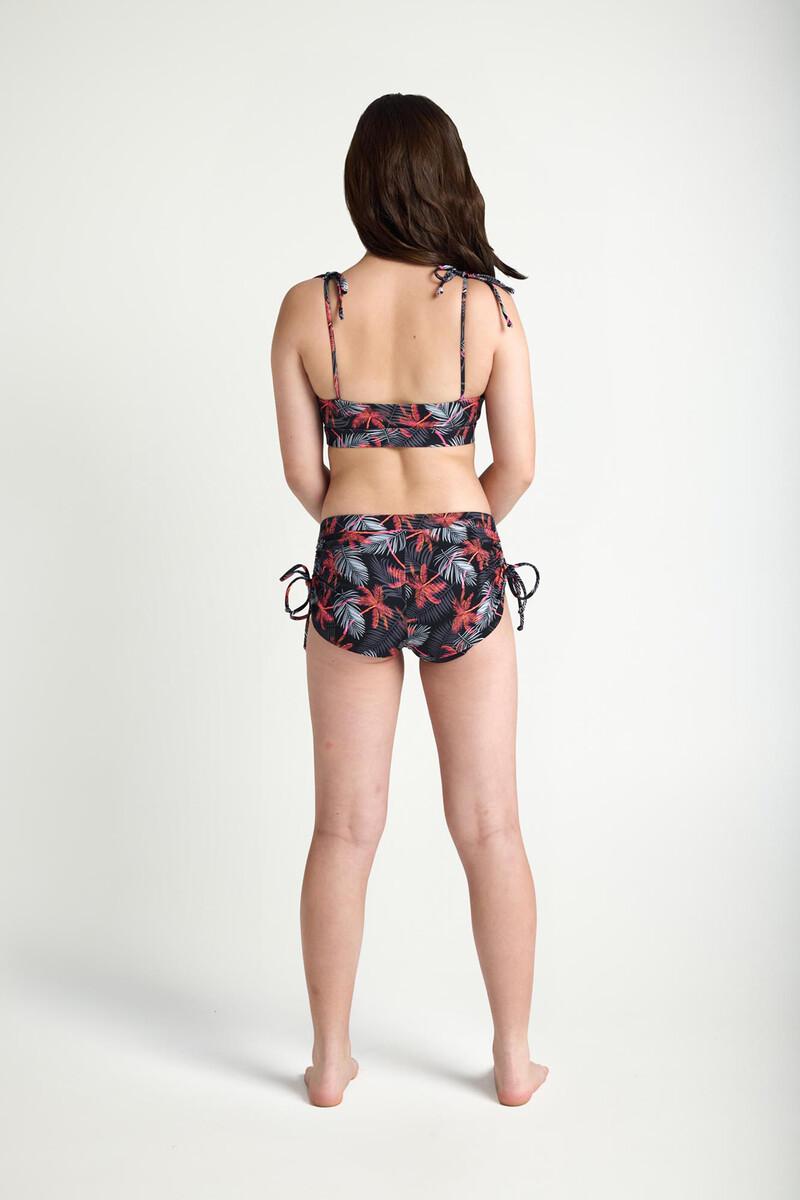 Women'secret Short Menstrual De Baño Adolescente Jungle Palm Black