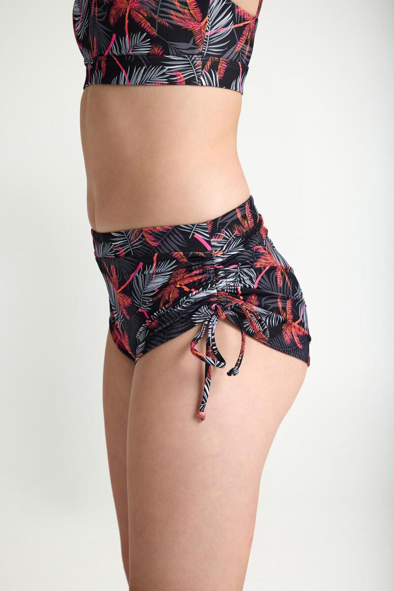 Women'secret Short Menstrual De Baño Adolescente Jungle Palm Black