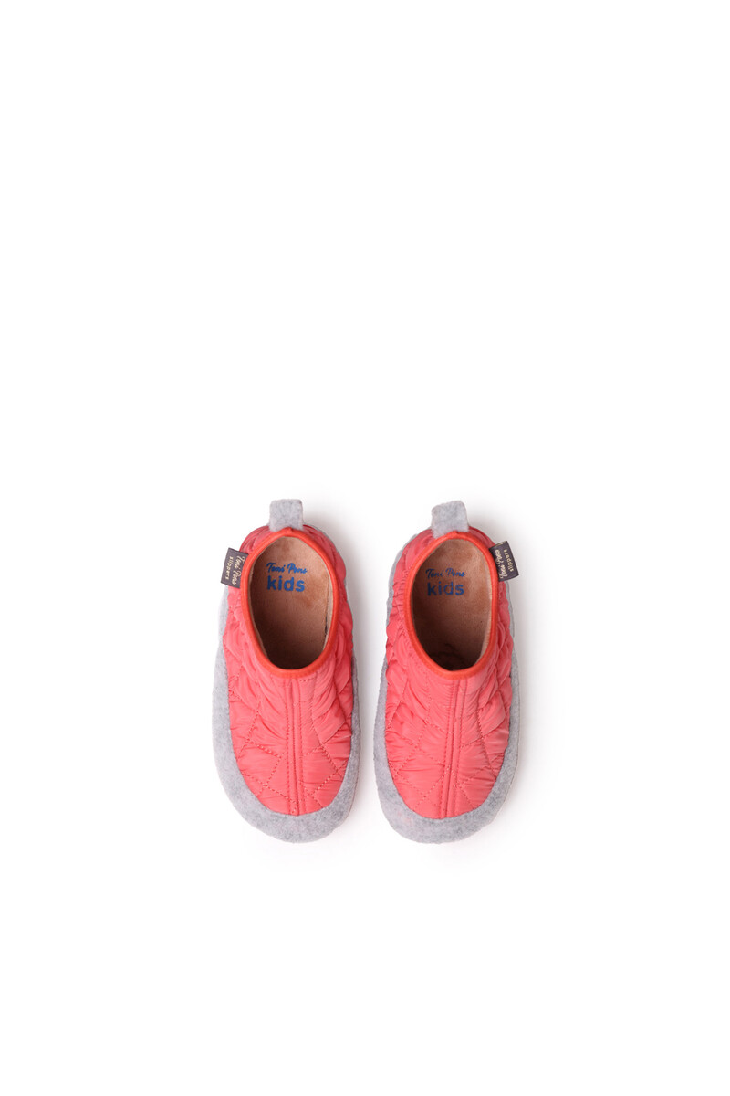 Women'secret Slippers Acolchados Para Niños En Coral