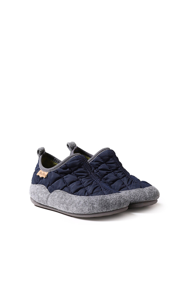 Women'secret Slippers Acolchados Para Niños En Marino