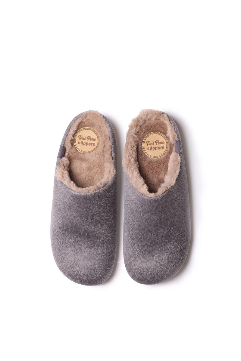 Women'secret Slippers Para Hombre En Tejido En Gris