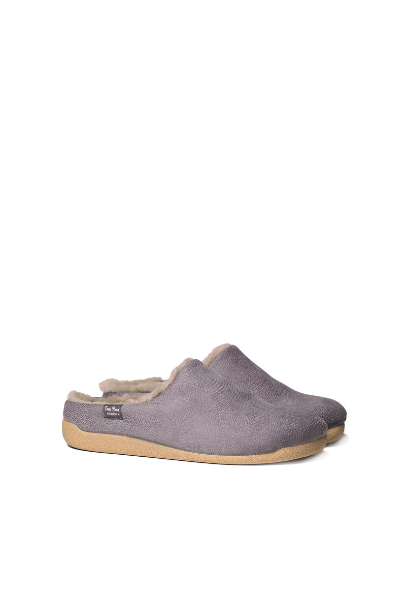 Women'secret Slippers Para Hombre En Tejido En Gris