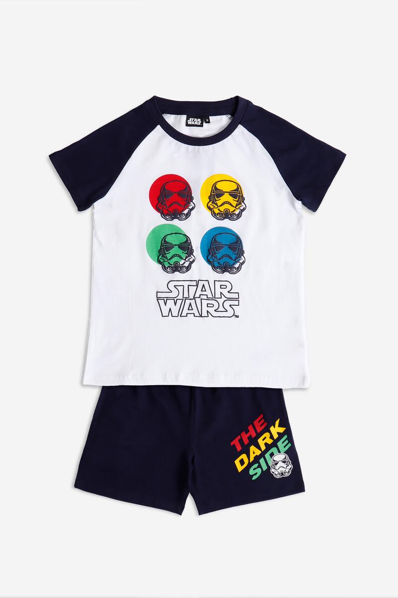 Women'secret STAR WARS Pijama Manga Corta The Dark Strike Para Niño