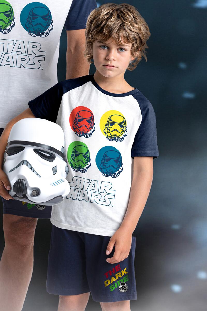 women'secret STAR WARS Pijama Manga Corta The Dark Strike para Niño