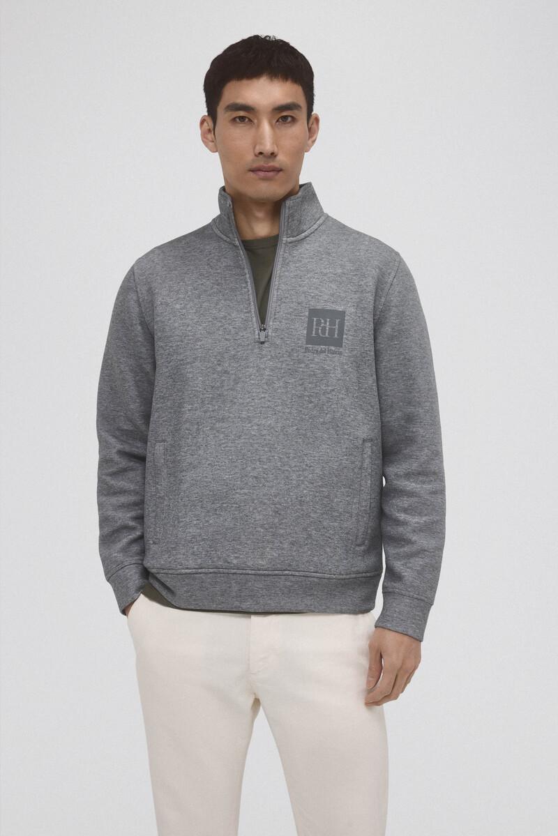 women'secret Sudadera cuello cremallera tejido técnico