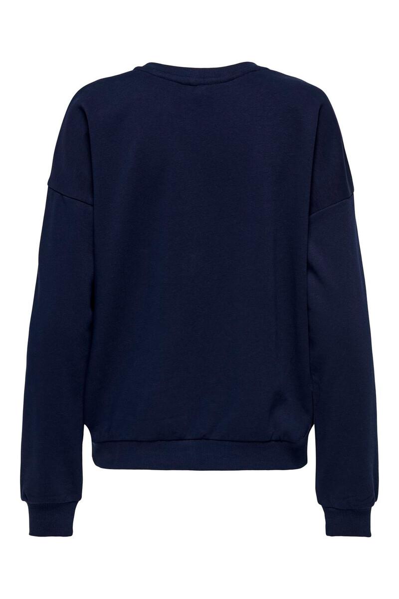 Women'secret Sudadera De Cuello Redondo Color Azul Marino