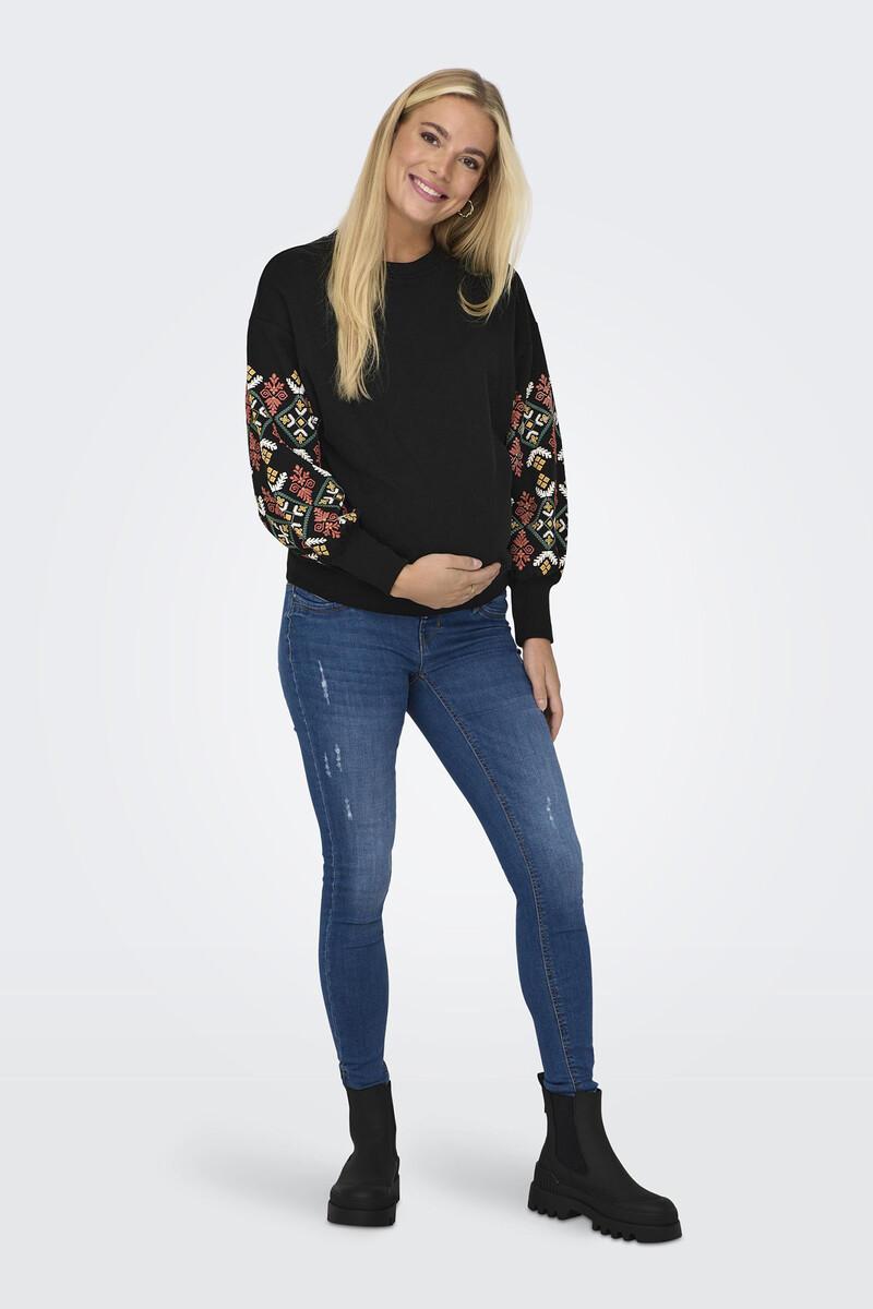 women'secret Sudadera oversized premamá con detalle en mangas