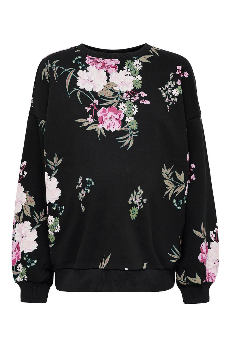 women'secret Sudadera oversized premamá con estampado floral